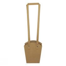 Itens Sacos de papel alça para plantador papel natural 11,5×11,5×18,5cm 8 un