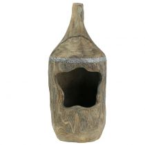 Itens Escultura decorativa em madeira Paulownia Ø15cm Alt.39cm