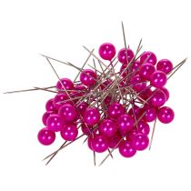 Itens Alfinetes de cabeça de pérola rosa Ø10mm 60mm