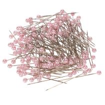 Itens Agulhas com ponta de pérola rosa Ø4mm 4cm 150 unidades