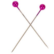Itens Alfinetes florais com cabeça de pérola, rosa, Ø4mm, 40mm, 150 peças