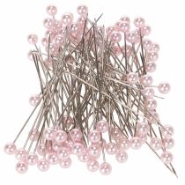 Itens Pinos de cabeça de pérola Ø6mm 65mm rosa