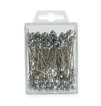 Itens Pinos cabeça pérola Ø6mm 65mm prata