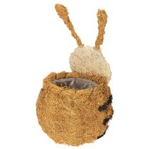 Itens Vaso em formato de abelha, ideal para plantas decorativas e com um toque divertido, perfeito para a primavera e o verão. Dimensões: 24 cm, pacote com 2 peças.