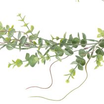 Itens Guirlanda artificial de eucalipto para decoração de interiores e exteriores, 92 cm