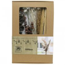 Itens Buquê decorativo de flores secas, conjunto DIY com mix de flores silvestres rosa, decoração criativa para mesa, 30-35 cm de altura.