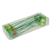 Itens Plugues para plantas sapos plugues decorativos para flores 24 cm 16 unidades