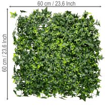 Itens Tapete de hera artificial verde 60x60 cm para decoração de parede