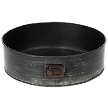 Itens Vaso de plantas, forma decorativa para assar, forma de fundo removível para plantio, decoração em metal Ø24cm A7,5cm