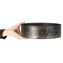 Itens Vaso de plantas, forma decorativa para assar, forma de fundo removível para plantio, decoração em metal Ø24cm A7,5cm
