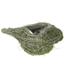 Itens Coração de planta natural para arranjos florais com folha metálica, 25 cm