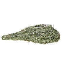 Itens Coração de planta natural para arranjos florais com folha metálica, 25 cm