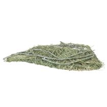 Itens Vaso em formato de coração feito de grama natural com folha para plantio, 38 cm