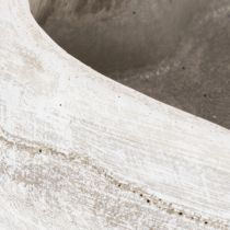 Itens Vaso decorativo em formato de coração, cinza; pequeno vaso em formato de coração, 19 cm