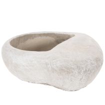 Itens Vaso decorativo em formato de coração, feito de pedra fundida, 17 cm