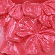 Itens Cabeça de planta Busto de poliresina Plantador Rosa 13,5×13×14cm