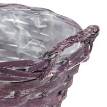 Cesto de plantas redondo roxo escuro Ø20cm Alt.10cm