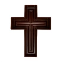 Cruz de planta 24cm x 32cm marrom, 1pc
