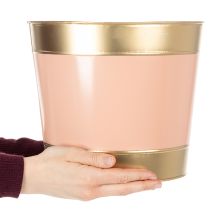 Itens Vaso de metal para plantas/flores, Ø26cm A22cm, conjunto com 4 peças