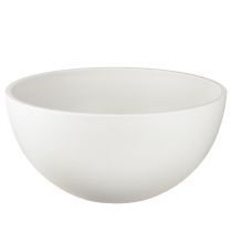 Itens Vaso plástico redondo tigela branca Ø25cm H12cm