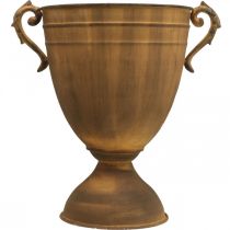 Itens Vaso de planta com aparência de ferrugem vaso de metal Ø22,5cm Alt.32,5cm