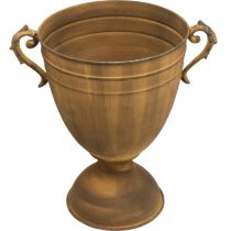 Itens Vaso de planta com aparência de ferrugem vaso de metal Ø22,5cm Alt.32,5cm