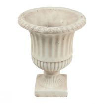 Itens Vaso para plantas troféu vaso de flores decorativo de concreto antigo Ø19cm Alt.24cm