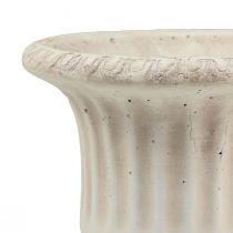 Itens Vaso para plantas troféu vaso de flores decorativo de concreto antigo Ø19cm Alt.24cm