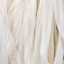 Itens Fita esqueleto de fibras naturais à base de plantas, decoração de fita natural 180g