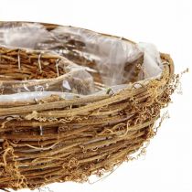 Anel de videira, tigela de planta Ø35/30cm conjunto de 2