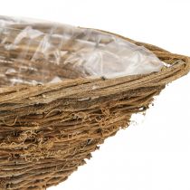 Tigela para plantas cesta de videira L35/42/46cm conjunto de 3