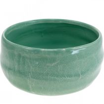 Tigela para plantas com padrão de cesta, decoração em cerâmica, tigela de arranjo redondo Ø16cm A7,5cm