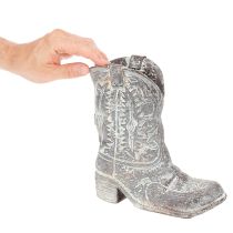 Itens Botas de cowboy decorativas para plantio, 24 cm