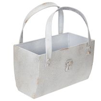 Itens Bolsa metálica, com design moderno e aconchegante, ideal para uso interno e externo, 28 cm.