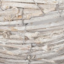 Itens Xícara de chá feita de material natural com charme rústico para decoração exclusiva de interiores, 13 cm.