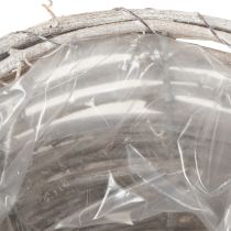 Itens Xícara de chá feita de material natural com charme rústico para decoração exclusiva de interiores, 13 cm.
