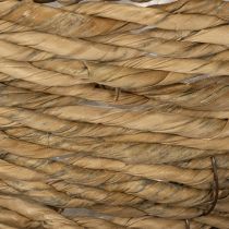 Itens Cesto em formato de xícara de chá para decoração natural e ambiente charmoso, 15 cm