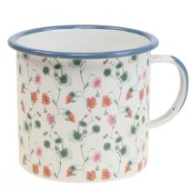 Itens Taça de plantas Taça decorativa esmaltada motivos florais Ø11cm