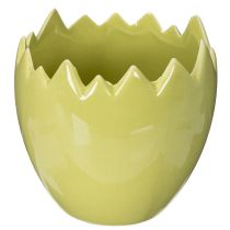 Itens Vaso de flores com motivo de ovo de Páscoa para uma decoração elegante de primavera em sua casa, 10 cm, conjunto de 3 peças.