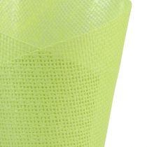 Itens Vaso para plantas em papel para plantas verde, amarelo, roxo Ø7cm Alt.13cm 12 unidades