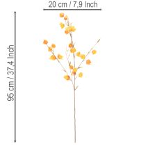 Itens Planta artificial de lanterna chinesa, ramo de fisális com flores, 95 cm
