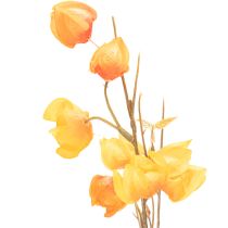 Itens Planta artificial de lanterna chinesa, ramo de fisális com flores, 95 cm