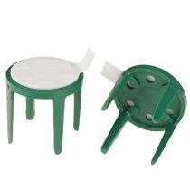 Itens Porta-alfinetes com adesivo porta-espuma floral verde Ø3cm 50 peças