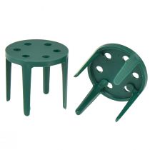 Itens Porta alfinetes porta arranjo de flores para espuma floral verde 3cm 50 un