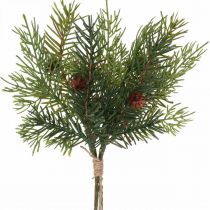 Ramos decorativos Ramo de pinheiro de Natal artificial 31cm 2uds