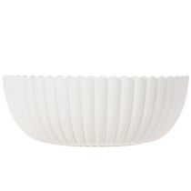 Itens Tigela decorativa canelada, tamanho grande 25cm