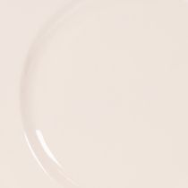 Itens Pratos redondos e simples para decoração e pequenos arranjos, 17 cm, conjunto de 6 peças.