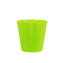 Punhos plissados verde claro 8,5cm 100p