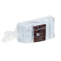 Itens Punhos plissados brancos 10,5cm 100 peças