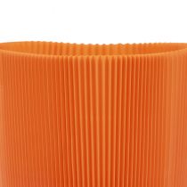 Itens Punhos plissados para vasos de flores laranja 12,5 cm 100 unidades